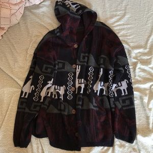 Llama Hoodie Sweater